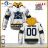 [SALE] Personalized Name And Number NHL Boston Bruins Reverse Retro Alternate Jersey Hoodie Sweatshirt 3D