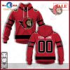 [SALE] Personalized Name And Number NHL New York Rangers Reverse Retro Alternate Jersey Hoodie Sweatshirt 3D