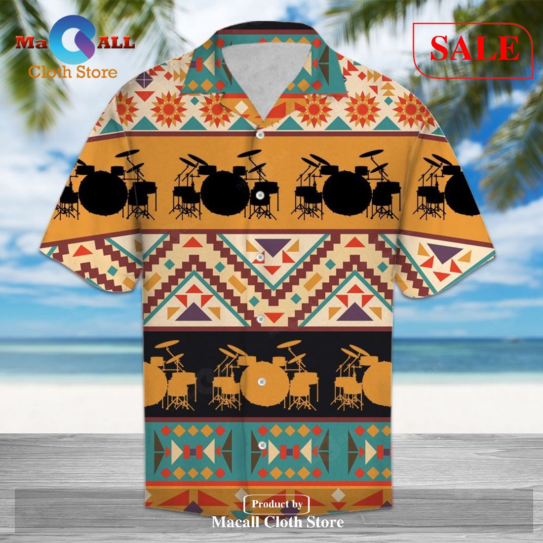 Amazing Drums Hawaiian Shirt Macall Cloth Store Destination For   Amazing Drums Hawaiian Shirt 1 JY0af 