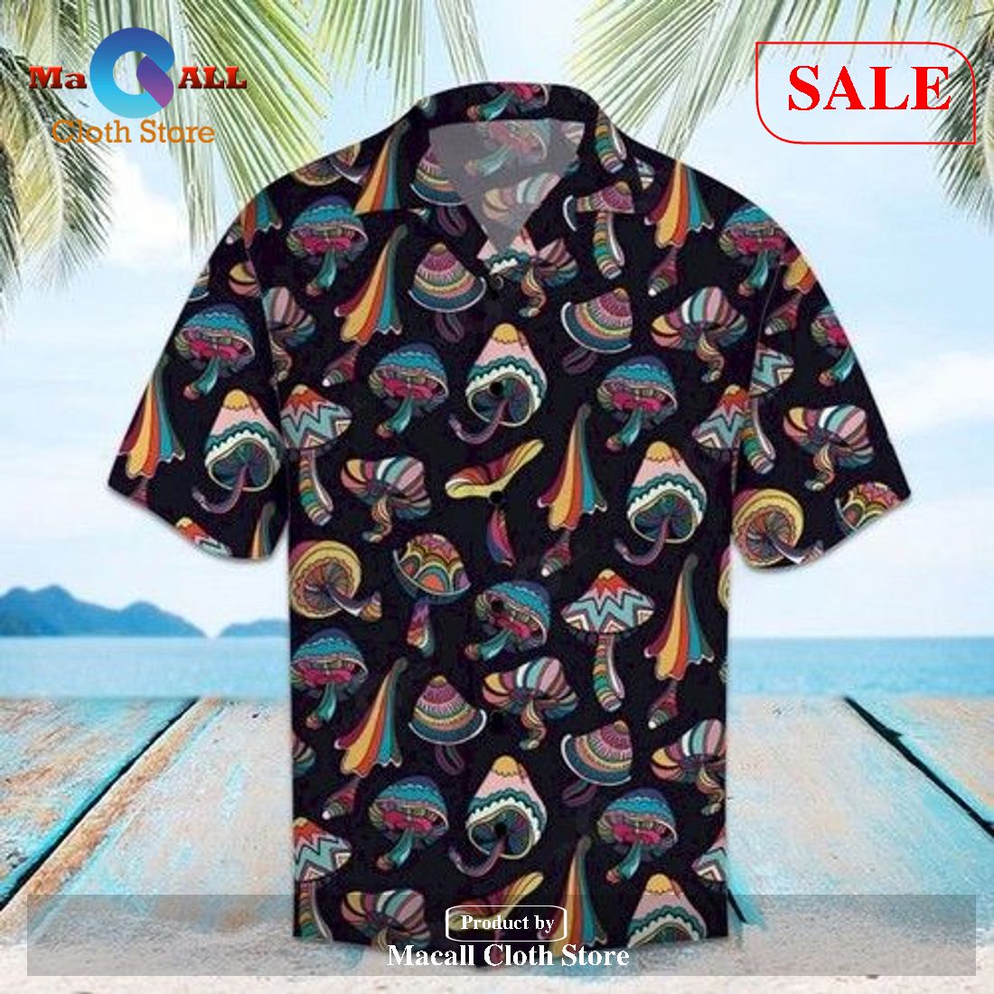 Amazing Mushroom Summer Hawaiian Shirt