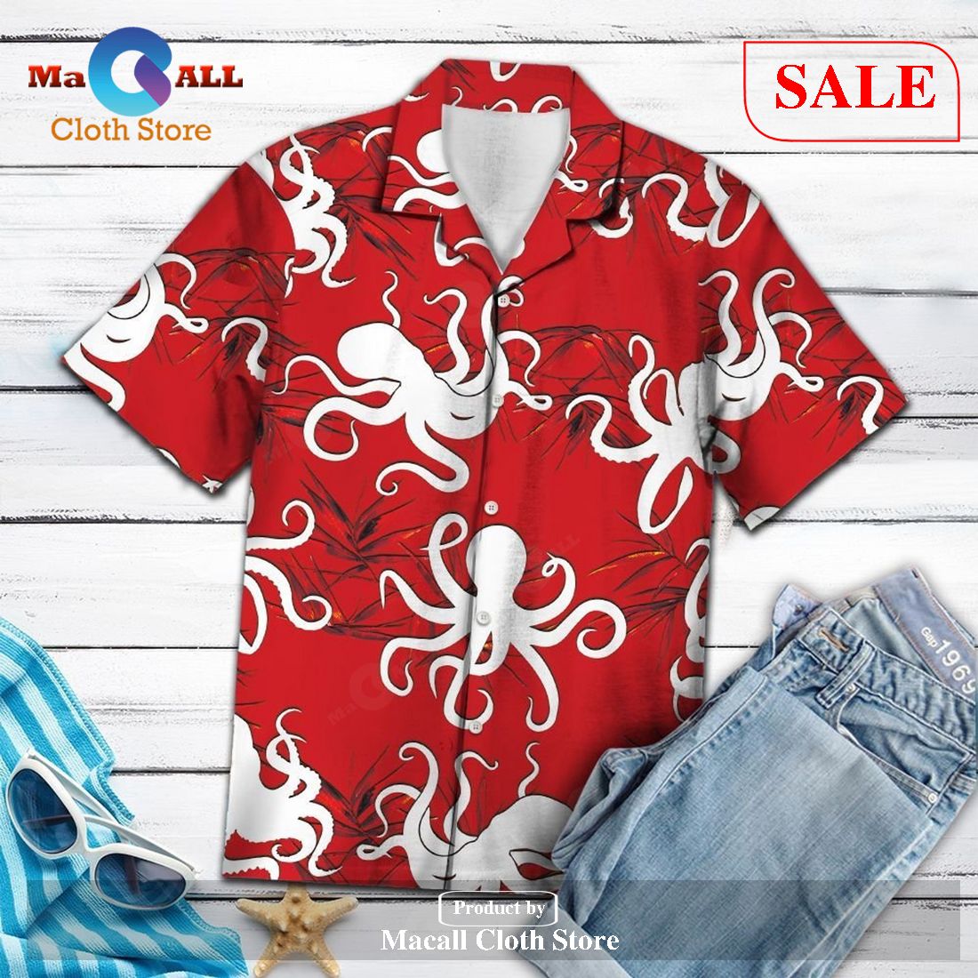 Amazing Octopus Hawaiian Shirt