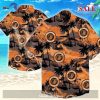 Baltimore Orioles Tropical Flower Hawaiian Shirt