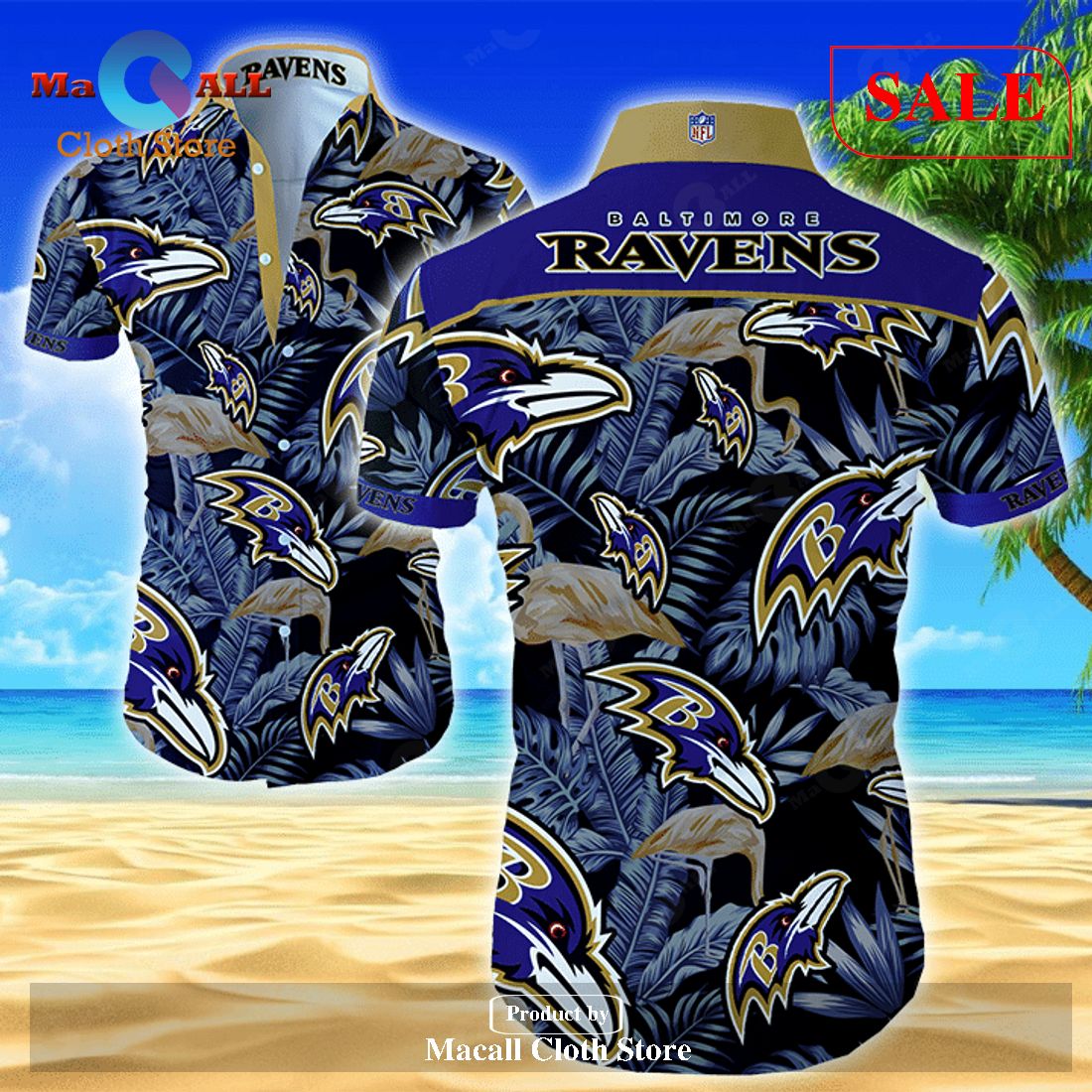 Baltimore Ravens For Woman For Men Hawaiian Shirts
