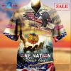 Baseball Players’ Silhouettes On Paintball Black Hawaiian Aloha Shirts