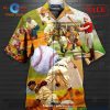 Baseball Tropical Green For Men Women Hawaiian Shirt