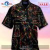 Black Cat Mom Rainbow Color Sunflower Hawaiian Aloha Shirts
