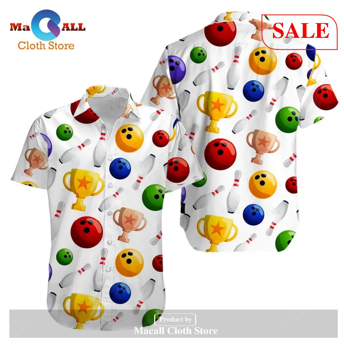 Bowling Colorful Hawaiian Shirts
