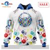 [SALE] Personalized NHL Calgary Flames Special Autism Awareness Design Hoodie Sweatshirt 3D