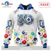 [SALE] Personalized NHL Ottawa Senators Special Autism Awareness Design Hoodie Sweatshirt 3D