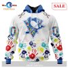 [SALE] Personalized NHL Philadelphia Flyers Special Autism Awareness Design Hoodie Sweatshirt 3D