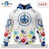 [SALE] Personalized NHL Anaheim Ducks – Specialized Fearless Aganst Autism Hoodie Sweatshirt 3D
