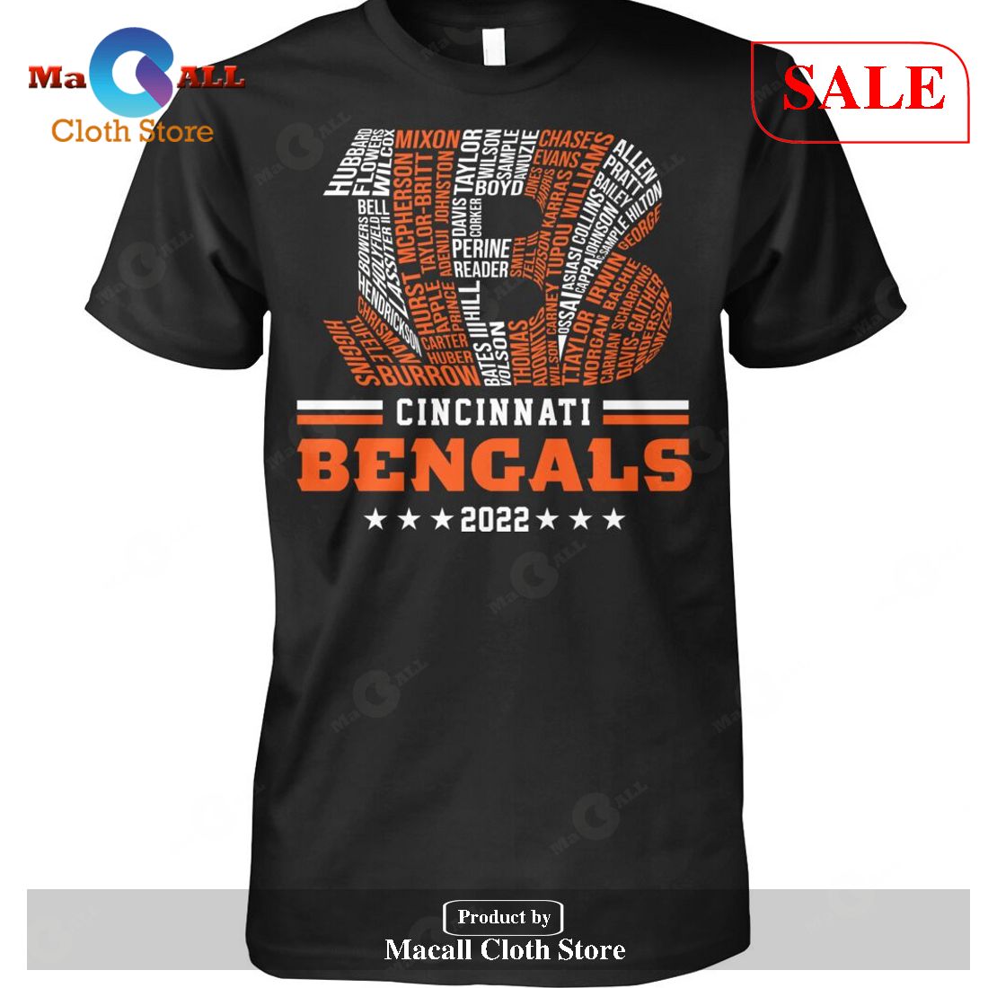 Cincinnati Gengals 2022-Unisex T-Shirt Cincinnati Gengals 2022-Unisex T-Shirt