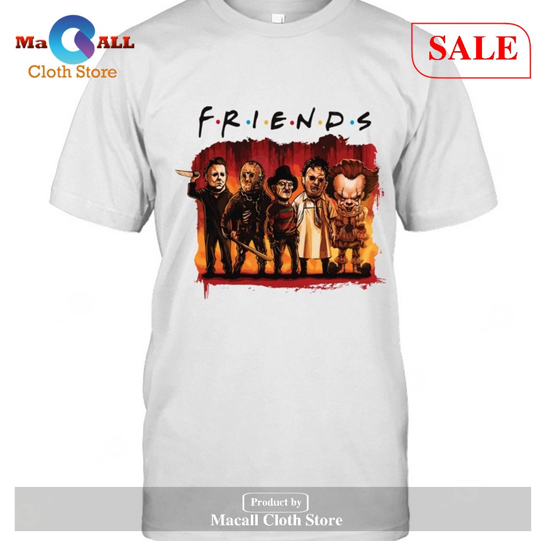 Horror Friends Lover - Limited Edition-Unisex T-Shirt Horror Friends Lover - Limited Edition-Unisex T-Shirt