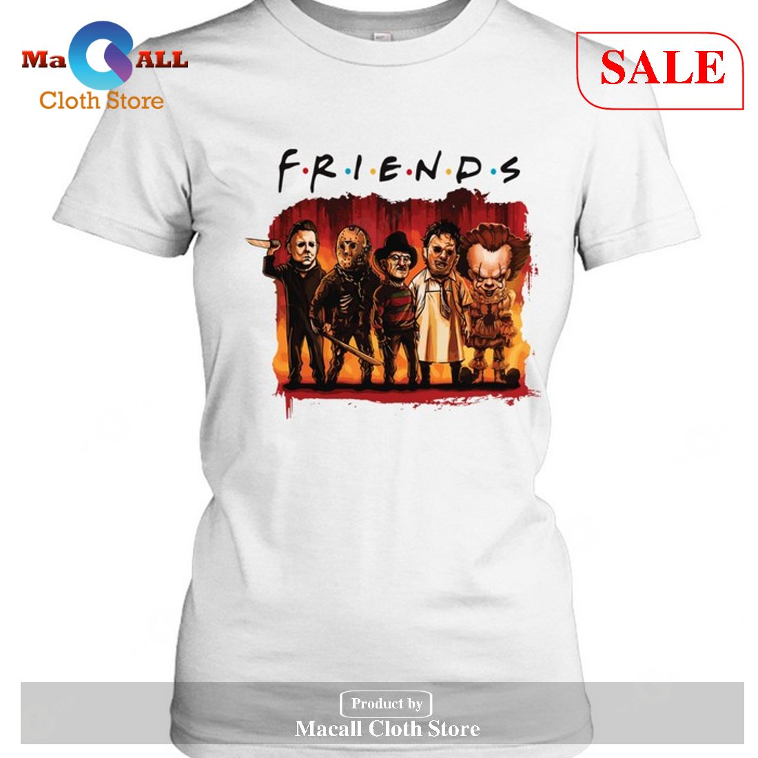 Horror Friends Lover - Limited Edition-Unisex T-Shirt Horror Friends Lover - Limited Edition-Unisex T-Shirt