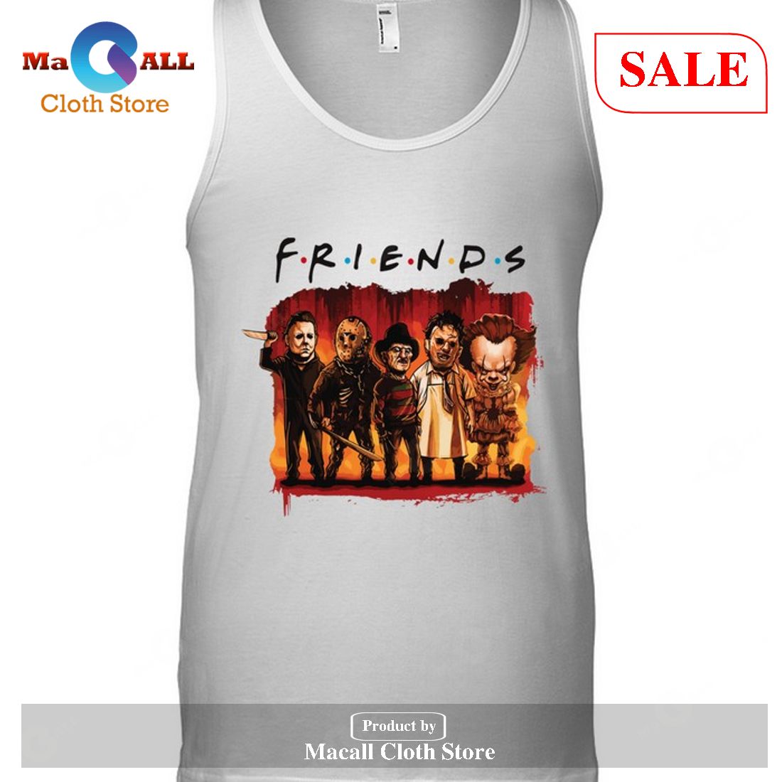 Horror Friends Lover - Limited Edition-Unisex T-Shirt Horror Friends Lover - Limited Edition-Unisex T-Shirt