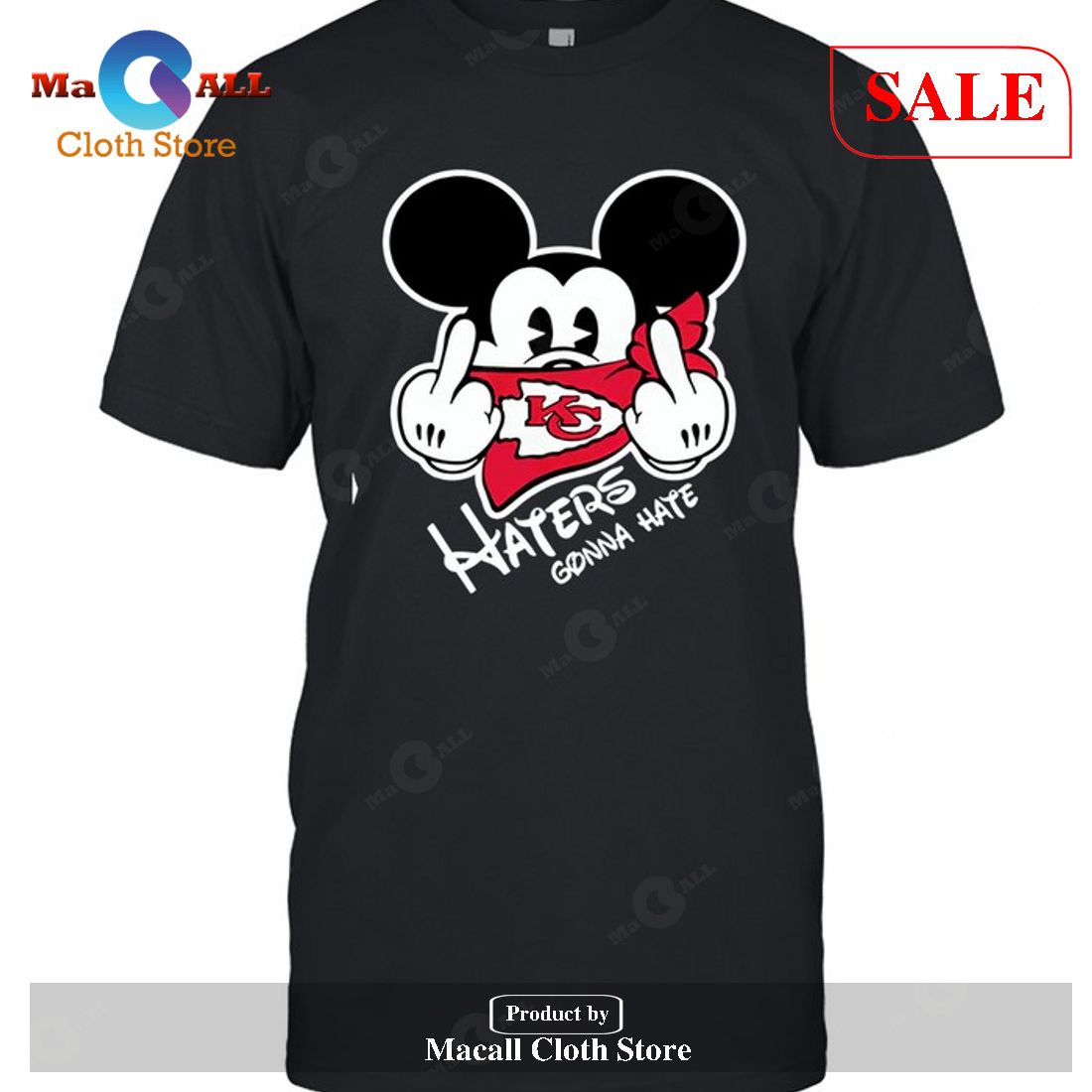 Kansas City Chiefs Kansas City Chiefs Haters Gonna Hate Mickey Mouse-Unisex T-Shirt Kansas City Chiefs Kansas City Chiefs Haters Gonna Hate Mickey Mouse-Unisex T-Shirt