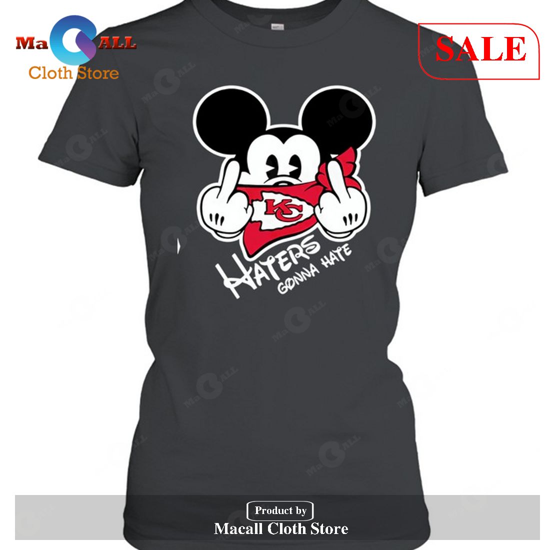Kansas City Chiefs Kansas City Chiefs Haters Gonna Hate Mickey Mouse-Unisex T-Shirt Kansas City Chiefs Kansas City Chiefs Haters Gonna Hate Mickey Mouse-Unisex T-Shirt