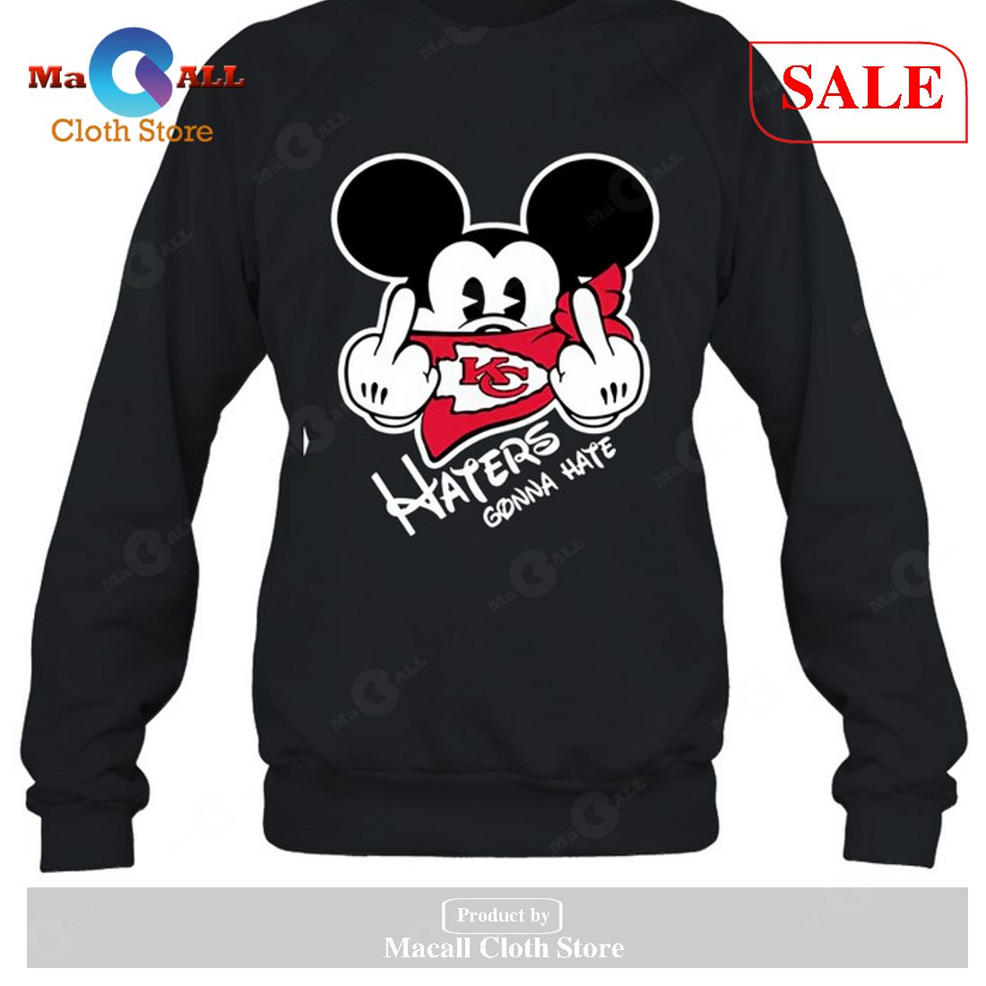 Kansas City Chiefs Kansas City Chiefs Haters Gonna Hate Mickey Mouse-Unisex T-Shirt Kansas City Chiefs Kansas City Chiefs Haters Gonna Hate Mickey Mouse-Unisex T-Shirt