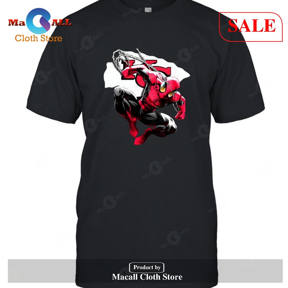 Kansas City Chiefs Spiderman Kansas City Chiefs-Unisex T-Shirt Kansas City Chiefs Spiderman Kansas City Chiefs-Unisex T-Shirt