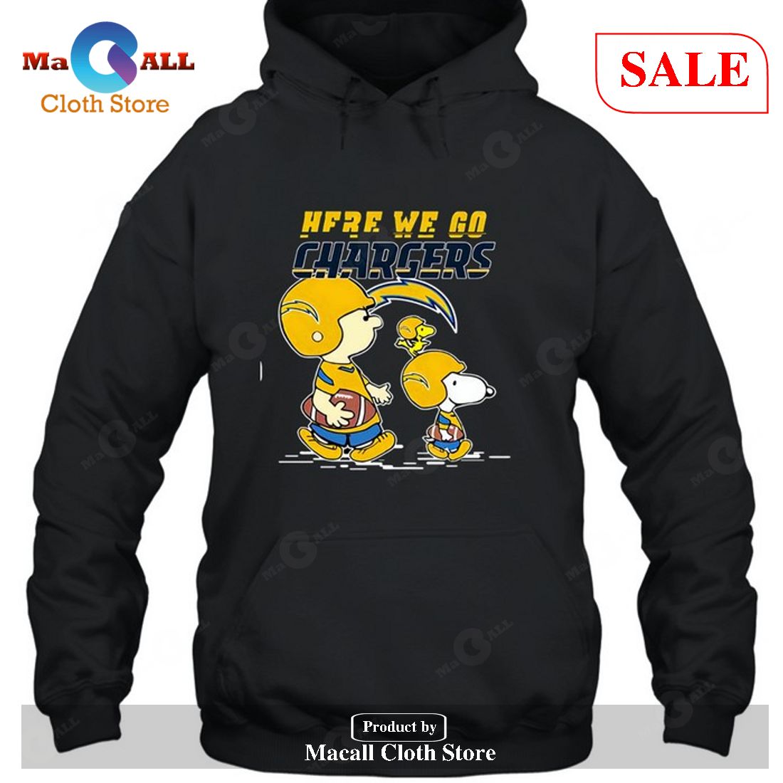 Los Angeles Chargers Here We Go Los Angeles Chargers Snoopy-Unisex T-Shirt Los Angeles Chargers Here We Go Los Angeles Chargers Snoopy-Unisex T-Shirt