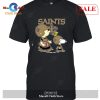 New Orleans Saints Snoopy Drives New Orleans Saints Beetle Car Fan-Unisex T-Shirt