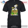New Orleans Saints Snoopy Shirt Black Plus-Unisex T-Shirt