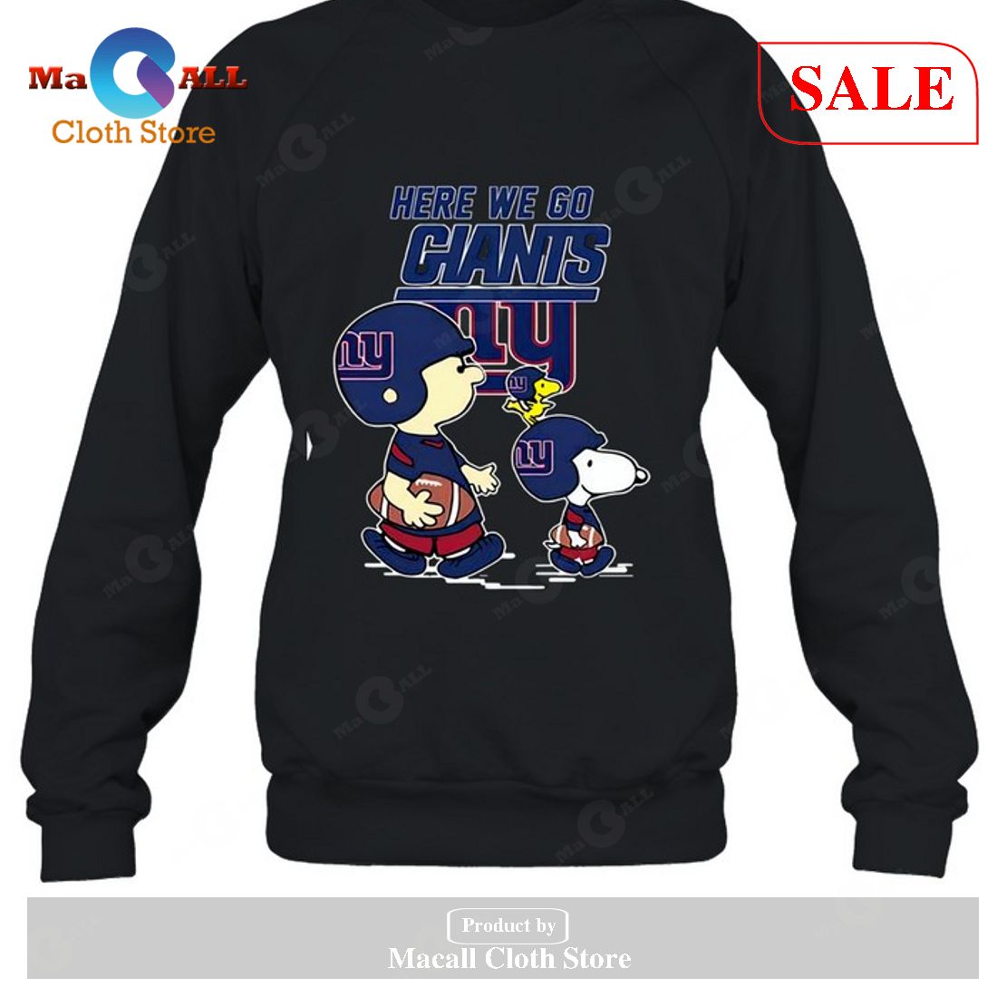 New York Giants Here We Go New York Giants Snoopy-Unisex T-Shirt New York Giants Here We Go New York Giants Snoopy-Unisex T-Shirt