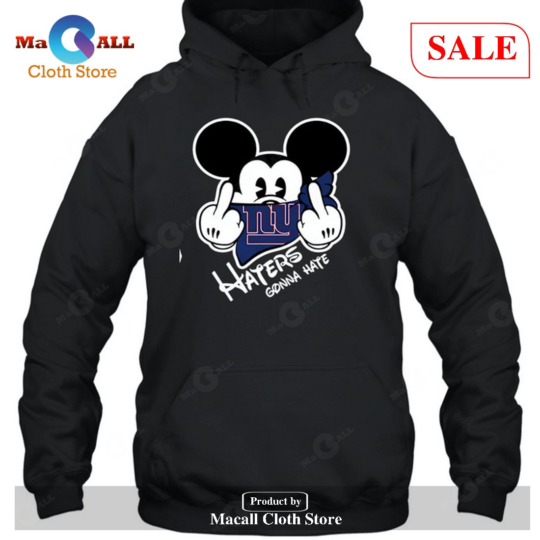 New York Giants New York Giants Haters Gonna Hate Mickey Mouse-Unisex T-Shirt New York Giants New York Giants Haters Gonna Hate Mickey Mouse-Unisex T-Shirt