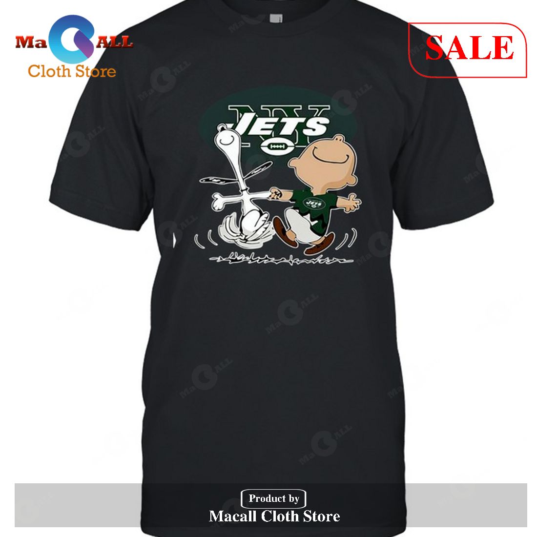 New York Jets Charlie Brown Snoopy New York Jets-Unisex T-Shirt New York Jets Charlie Brown Snoopy New York Jets-Unisex T-Shirt