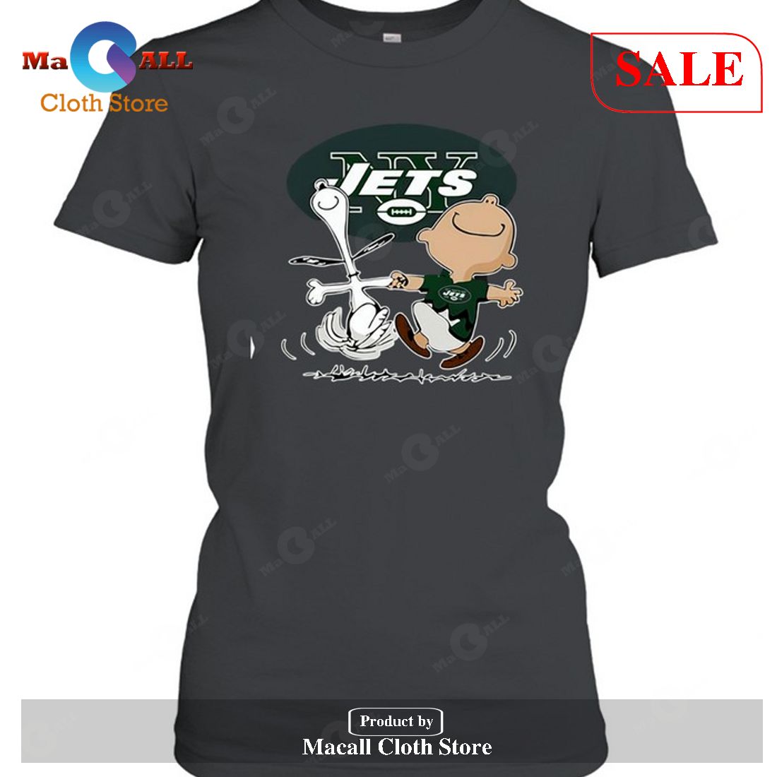 New York Jets Charlie Brown Snoopy New York Jets-Unisex T-Shirt New York Jets Charlie Brown Snoopy New York Jets-Unisex T-Shirt
