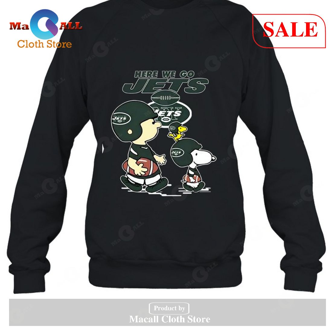 New York Jets Here We Go New York Jets Snoopy-Unisex T-Shirt New York Jets Here We Go New York Jets Snoopy-Unisex T-Shirt