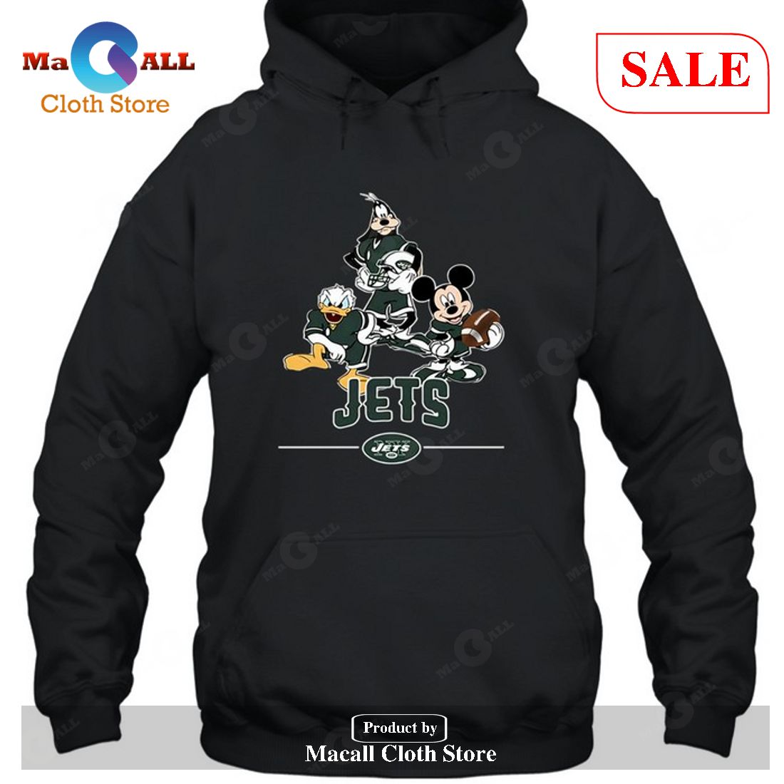 New York Jets Mickey Donald Goofy Fan-Unisex T-Shirt New York Jets Mickey Donald Goofy Fan-Unisex T-Shirt