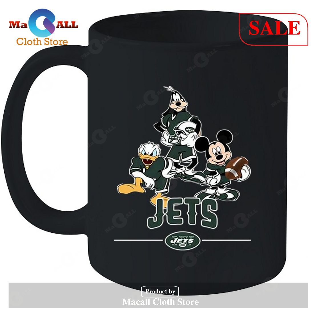 New York Jets Mickey Donald Goofy Fan-Unisex T-Shirt New York Jets Mickey Donald Goofy Fan-Unisex T-Shirt