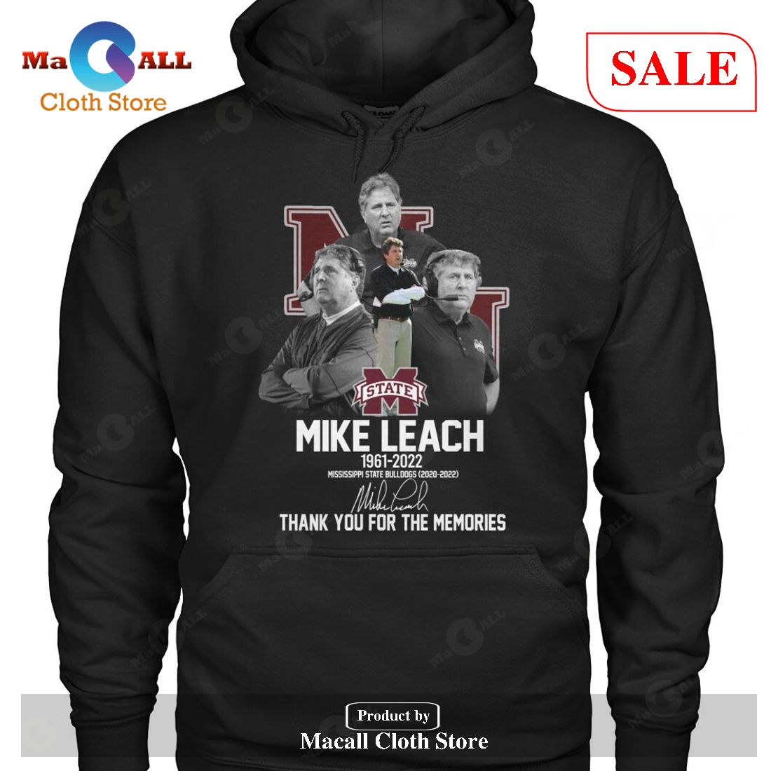 State Mike Leach 1961-2022 Signatures Thank You For The Memories-Unisex T-Shirt State Mike Leach 1961-2022 Signatures Thank You For The Memories-Unisex T-Shirt