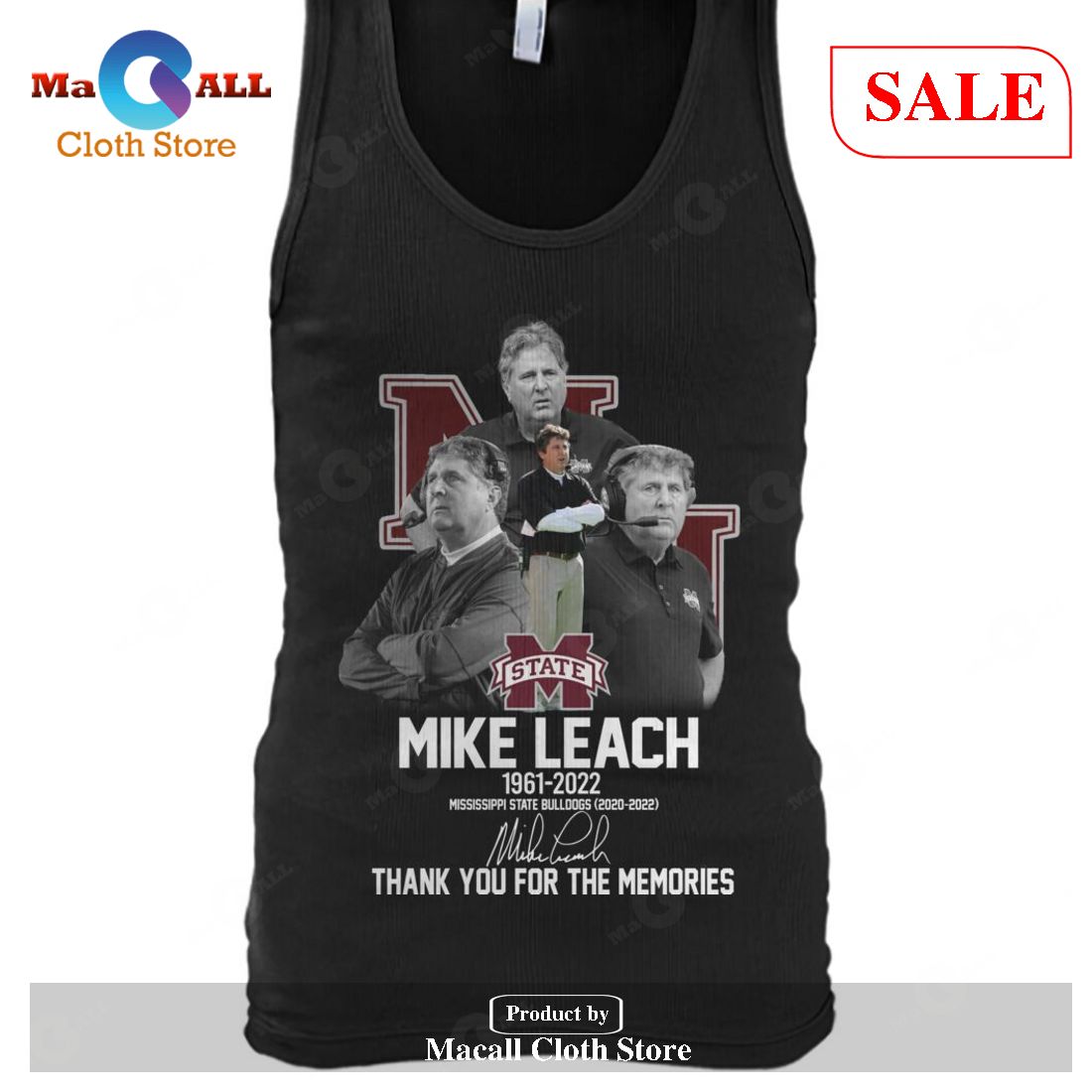 State Mike Leach 1961-2022 Signatures Thank You For The Memories-Unisex T-Shirt State Mike Leach 1961-2022 Signatures Thank You For The Memories-Unisex T-Shirt