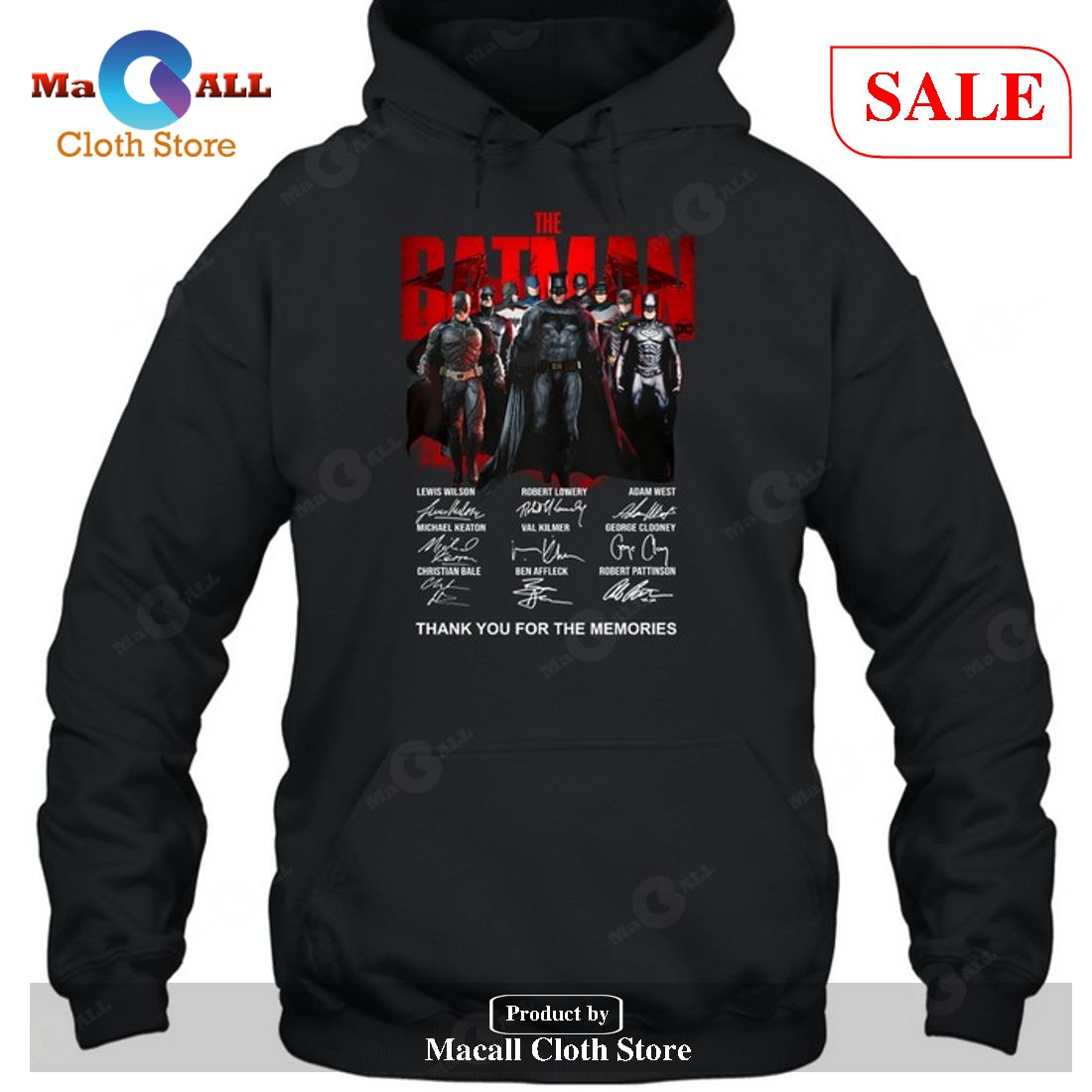 The Batman Signatures Thank You For The Memories-Unisex T-Shirt Limited Edition The Batman Signatures Thank You For The Memories-Unisex T-Shirt Limited Edition