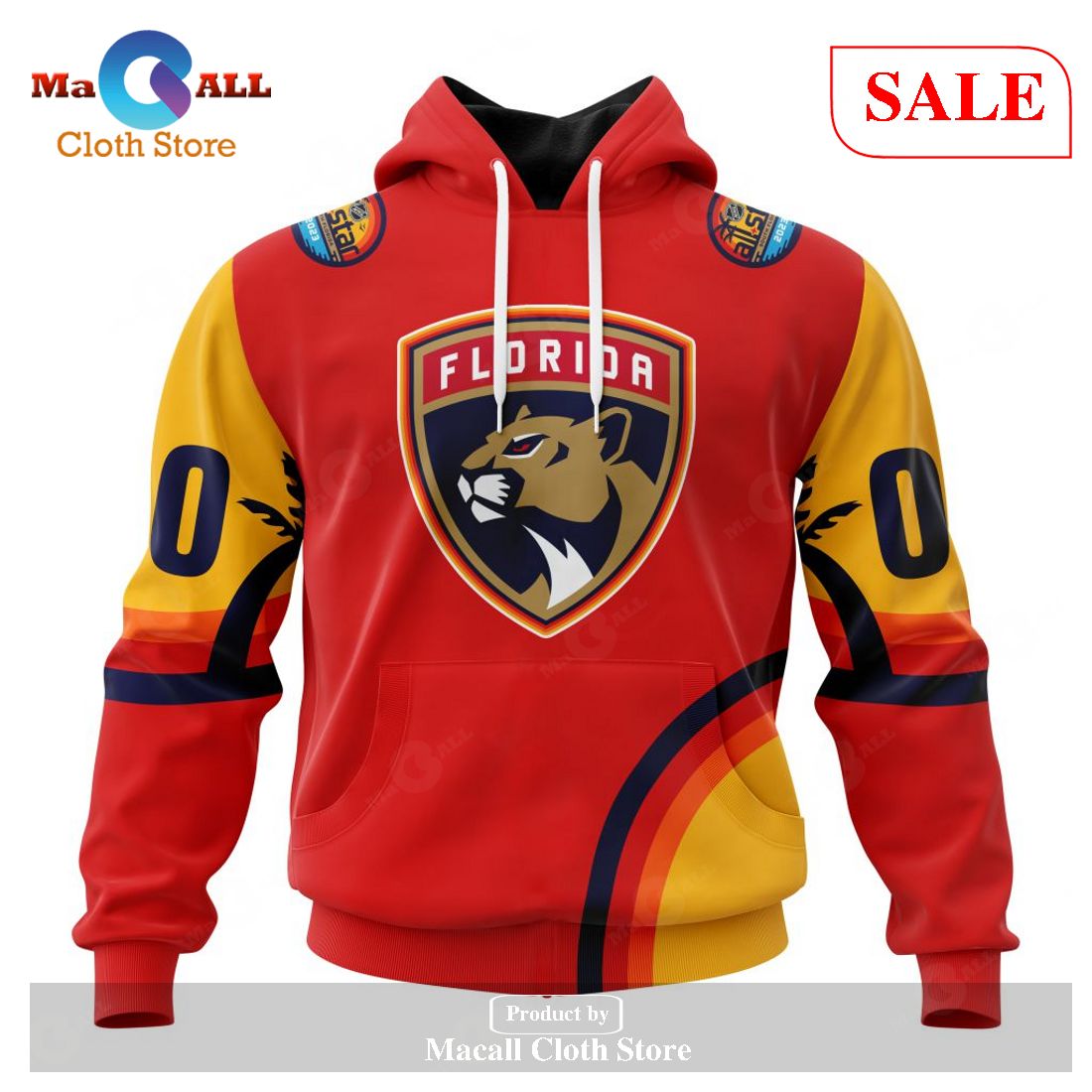[SALE] Personalized NHL Florida Panthers Special ALL-Star Game Design With Florida Sunset Hoodie Sweatshirt 3D