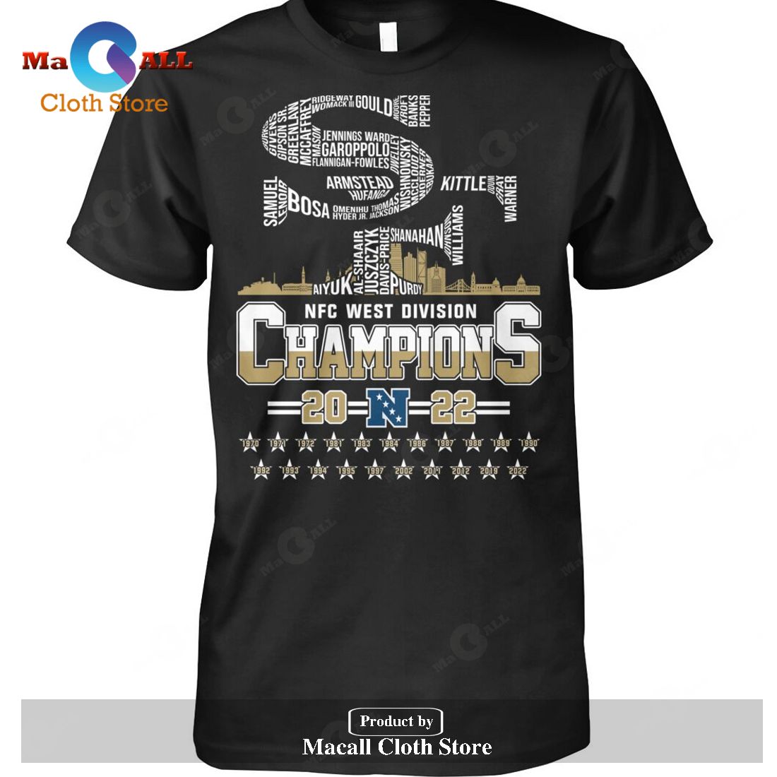 Sanf49LgYear2022 Two Sided-Unisex T-Shirt Sanf49LgYear2022 Two Sided-Unisex T-Shirt