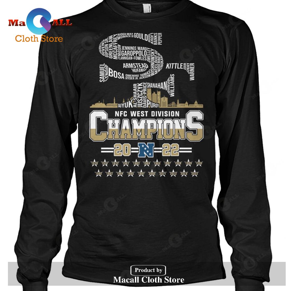 Sanf49LgYear2022 Two Sided-Unisex T-Shirt Sanf49LgYear2022 Two Sided-Unisex T-Shirt