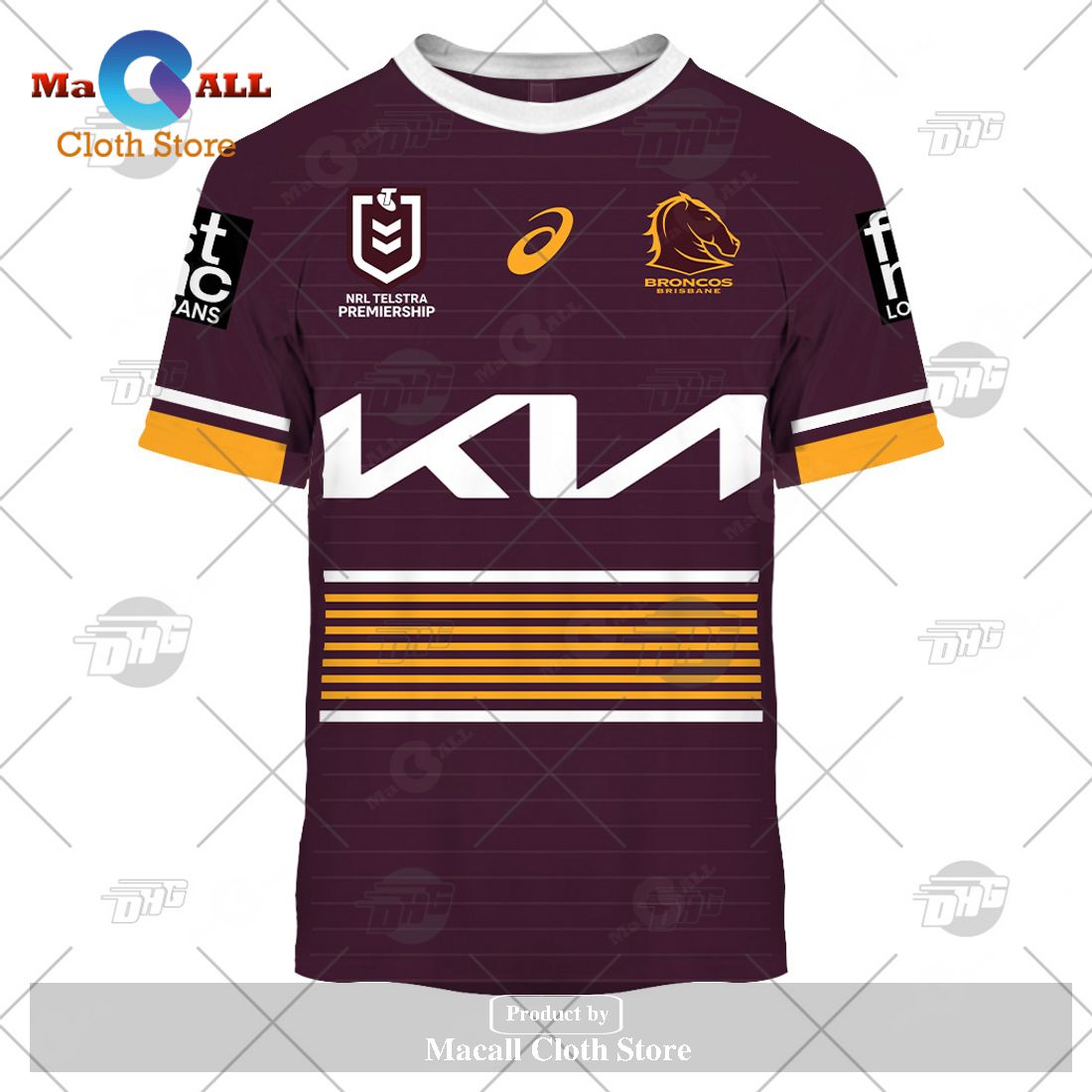 Personalize NRL Brisbane Broncos 2023 Home Jersey Hoodie Sweatshirt 3D Personalize NRL Brisbane Broncos 2023 Home Jersey Hoodie Sweatshirt 3D