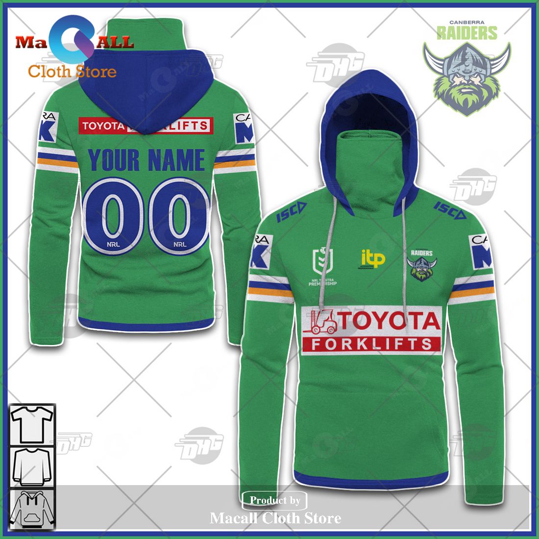 Personalize NRL Canberra Raiders 2023 Heritage Jersey Hoodie Sweatshirt 3D Personalize NRL Canberra Raiders 2023 Heritage Jersey Hoodie Sweatshirt 3D