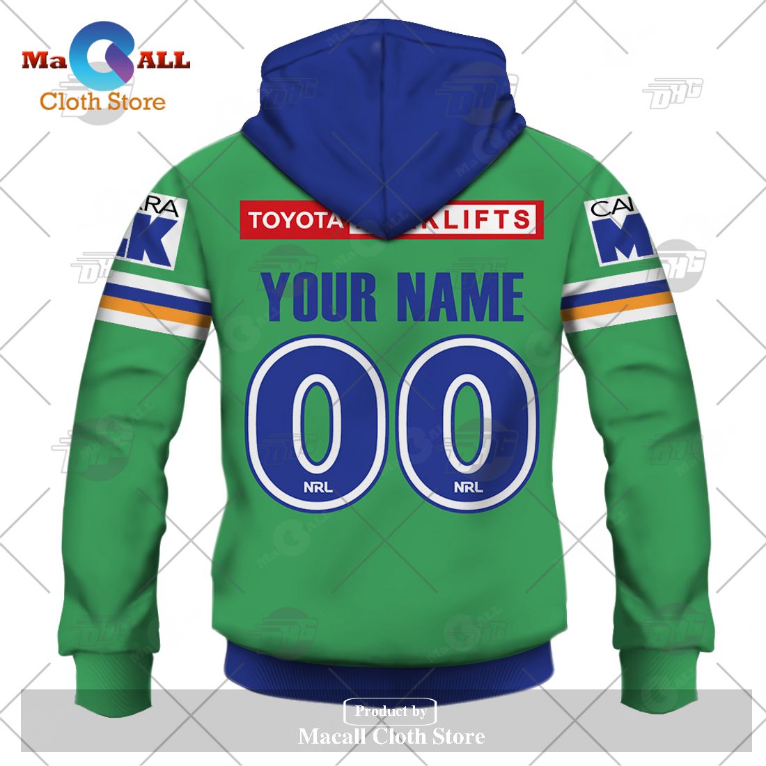 Personalize NRL Canberra Raiders 2023 Heritage Jersey Hoodie Sweatshirt 3D Personalize NRL Canberra Raiders 2023 Heritage Jersey Hoodie Sweatshirt 3D