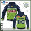 Personalize NRL Canberra Raiders 2023 Heritage Jersey Hoodie Sweatshirt 3D