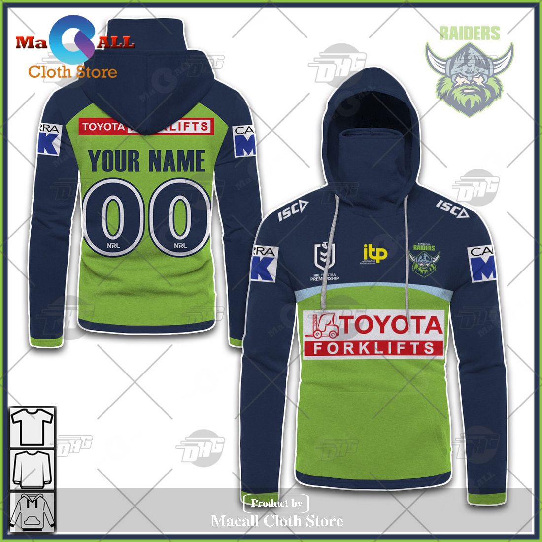 Personalize NRL Canberra Raiders 2023 Home Jersey Hoodie Sweatshirt 3D Personalize NRL Canberra Raiders 2023 Home Jersey Hoodie Sweatshirt 3D