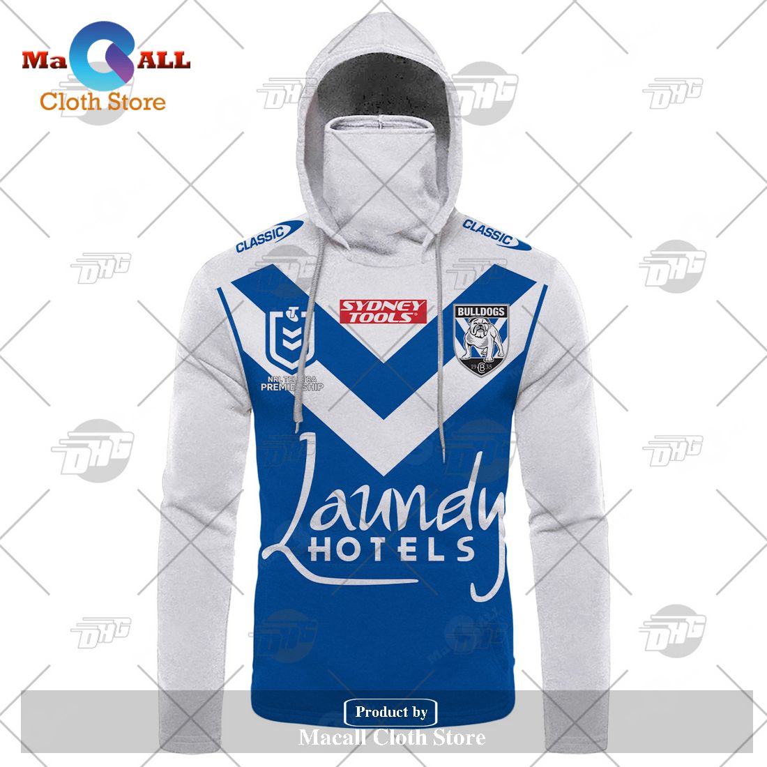 Personalize NRL Canterbury-Bankstown Bulldogs 2023 Away Jersey Hoodie Sweatshirt 3D Personalize NRL Canterbury-Bankstown Bulldogs 2023 Away Jersey Hoodie Sweatshirt 3D