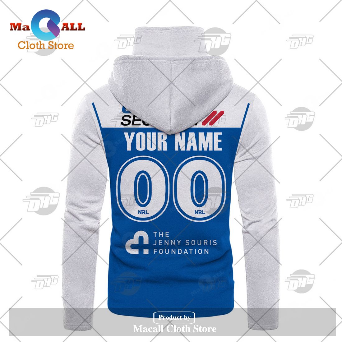 Personalize NRL Canterbury-Bankstown Bulldogs 2023 Away Jersey Hoodie Sweatshirt 3D Personalize NRL Canterbury-Bankstown Bulldogs 2023 Away Jersey Hoodie Sweatshirt 3D