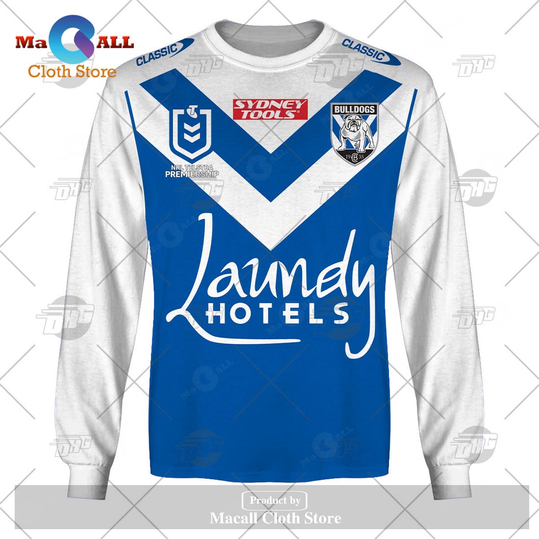 Personalize NRL Canterbury-Bankstown Bulldogs 2023 Away Jersey Hoodie Sweatshirt 3D Personalize NRL Canterbury-Bankstown Bulldogs 2023 Away Jersey Hoodie Sweatshirt 3D