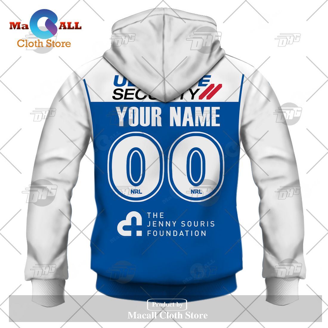 Personalize NRL Canterbury-Bankstown Bulldogs 2023 Away Jersey Hoodie Sweatshirt 3D Personalize NRL Canterbury-Bankstown Bulldogs 2023 Away Jersey Hoodie Sweatshirt 3D
