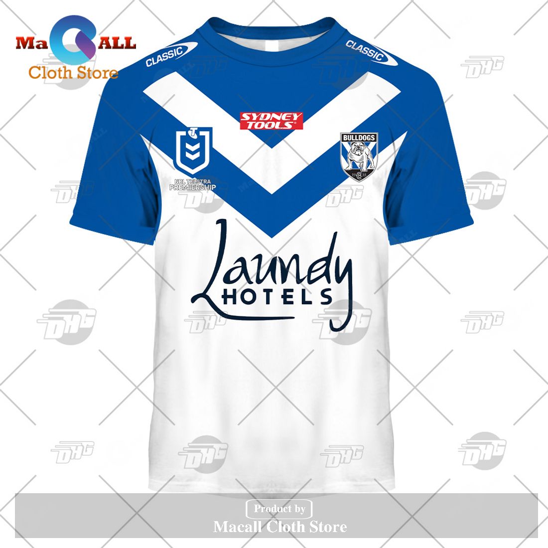 Personalize NRL Canterbury-Bankstown Bulldogs 2023 Home Jersey Hoodie Sweatshirt 3D Personalize NRL Canterbury-Bankstown Bulldogs 2023 Home Jersey Hoodie Sweatshirt 3D
