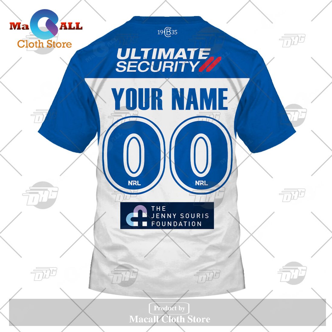 Personalize NRL Canterbury-Bankstown Bulldogs 2023 Home Jersey Hoodie Sweatshirt 3D Personalize NRL Canterbury-Bankstown Bulldogs 2023 Home Jersey Hoodie Sweatshirt 3D